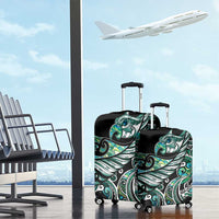 Maori Matariki - Manaia Luggage Cover Emerald Paua Shell LT7 - Polynesian Pride