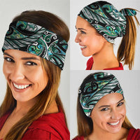 Maori Matariki - Manaia Neck Gaiter Emerald Paua Shell LT7 - Polynesian Pride