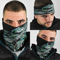 Maori Matariki - Manaia Neck Gaiter Emerald Paua Shell LT7 - Polynesian Pride