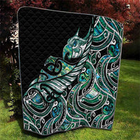 Maori Matariki - Manaia Quilt Emerald Paua Shell LT7 - Polynesian Pride