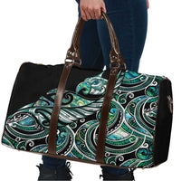 Maori Matariki - Manaia Travel Bag Emerald Paua Shell LT7 - Polynesian Pride
