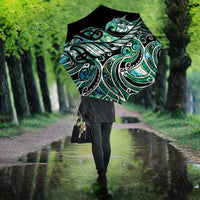 Maori Matariki - Manaia Umbrella Emerald Paua Shell LT7 - Polynesian Pride