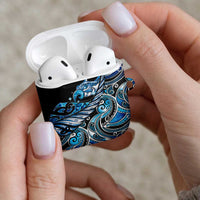 Maori Matariki - Manaia AirPods Case Galaxy Blue Paua Shell LT7 - Polynesian Pride
