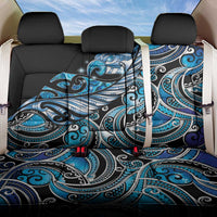 Maori Matariki - Manaia Back Car Seat Cover Galaxy Blue Paua Shell LT7 One Size Blue - Polynesian Pride