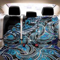 Maori Matariki - Manaia Back Car Seat Cover Galaxy Blue Paua Shell LT7 - Polynesian Pride