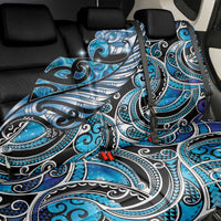 Maori Matariki - Manaia Back Car Seat Cover Galaxy Blue Paua Shell LT7 - Polynesian Pride