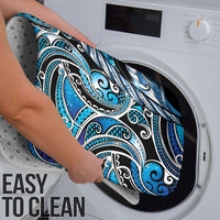 Maori Matariki - Manaia Bathroom Set Galaxy Blue Paua Shell LT7 - Polynesian Pride