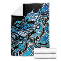 Maori Matariki - Manaia Blanket Galaxy Blue Paua Shell LT7 - Polynesian Pride