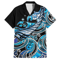 Maori Matariki - Manaia Hawaiian Shirt Galaxy Blue Paua Shell LT7 Blue - Polynesian Pride