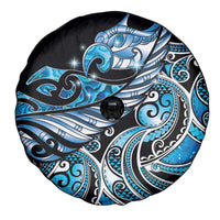 Maori Matariki - Manaia Spare Tire Cover Galaxy Blue Paua Shell LT7 - Polynesian Pride