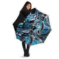 Maori Matariki - Manaia Umbrella Galaxy Blue Paua Shell LT7 - Polynesian Pride