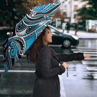 Maori Matariki - Manaia Umbrella Galaxy Blue Paua Shell LT7 - Polynesian Pride