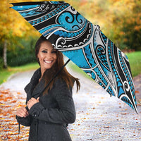 Maori Matariki - Manaia Umbrella Galaxy Blue Paua Shell LT7 - Polynesian Pride