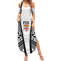 personalised-fiji-rugby-family-matching-summer-maxi-dress-and-hawaiian-shirt-2023-world-cup-history-makers-white-ver