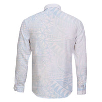 White Sunday Family Matching Puletasi and Hawaiian Shirt Plumeria Tatau Mix Tapa LT7 - Polynesian Pride