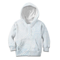White Sunday Kid Hoodie Plumeria Tatau Mix Tapa
