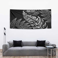 Aotearoa Personalized Lawn Bowls Maori Tapestry New Zealand Black Tribal Silver Fern - Polynesian Pride