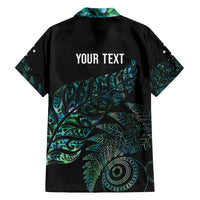 Aotearoa Personalized Lawn Bowls Maori Family Matching Summer Maxi Dress and Hawaiian Shirt New Zealand Paua Shell Tribal Silver Fern - Polynesian Pride