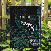 Aotearoa Personalized Lawn Bowls Maori Garden Flag New Zealand Paua Shell Tribal Silver Fern - Polynesian Pride