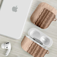 Vintage Beige Hawaiian Traditional Kapa Mix Flowers Lei AirPods Case LT7 - Polynesian Pride