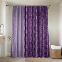 Vintage Violet Hawaiian Traditional Kapa Mix Flowers Lei Bathroom Set LT7 Shower Curtain Only Violet - Polynesian Pride