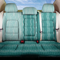 Vintage Teal Hawaiian Traditional Kapa Mix Flowers Lei Back Car Seat Cover LT7 One Size Teal - Polynesian Pride