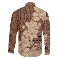 Samoa Women's Day Family Matching Mermaid Dress and Hawaiian Shirt Tiale Flower Mix Siapo Tapa LT7 - Polynesian Pride