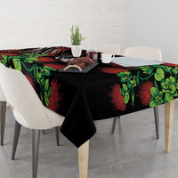 Aloha Hawaii Manta Rays Tablecloth Red Ohia Lehua LT7 - Polynesian Pride