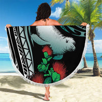 Aloha Hawaii Monk Seal Beach Blanket Mix Ohia Lehua LT7 - Polynesian Pride