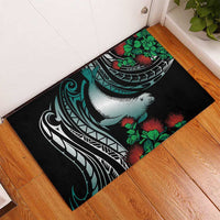 Aloha Hawaii Monk Seal Rubber Doormat Mix Ohia Lehua LT7 - Polynesian Pride
