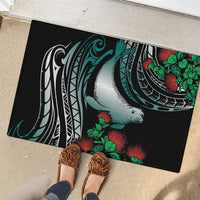 Aloha Hawaii Monk Seal Rubber Doormat Mix Ohia Lehua LT7 - Polynesian Pride