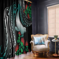 Aloha Hawaii Monk Seal Window Curtain Mix Ohia Lehua LT7 - Polynesian Pride