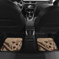 Bula Fiji Car Mats Mocha Brown Kaivity Masi Tapa