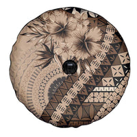 Bula Fiji Spare Tire Cover Mocha Brown Kaivity Masi Tapa
