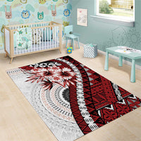 Bula Fiji Area Rug White Kaivity Masi Tapa