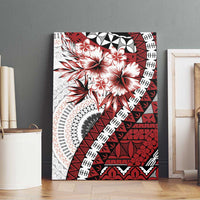 Bula Fiji Canvas Wall Art White Kaivity Masi Tapa
