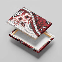 Bula Fiji Canvas Wall Art White Kaivity Masi Tapa