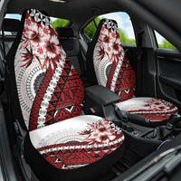 Bula Fiji Car Seat Cover White Kaivity Masi Tapa