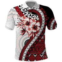 Bula Fiji Polo Shirt White Kaivity Masi Tapa