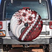 Bula Fiji Spare Tire Cover White Kaivity Masi Tapa