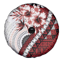 Bula Fiji Spare Tire Cover White Kaivity Masi Tapa