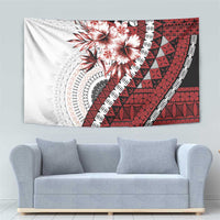 Bula Fiji Tapestry White Kaivity Masi Tapa