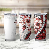 Bula Fiji Tumbler Cup White Kaivity Masi Tapa