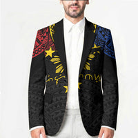 Philippines Heritage Baybayin Mix Polynesian Blazer LT7 - Polynesian Pride
