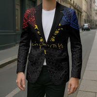 Philippines Heritage Baybayin Mix Polynesian Blazer LT7 - Polynesian Pride