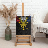 Philippines Heritage Baybayin Mix Polynesian Canvas Wall Art LT7 - Polynesian Pride