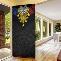 Philippines Heritage Baybayin Mix Polynesian Door Cover LT7 - Polynesian Pride
