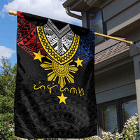 Philippines Heritage Baybayin Mix Polynesian Garden Flag LT7 - Polynesian Pride