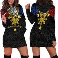 Philippines Heritage Baybayin Mix Polynesian Hoodie Dress LT7 - Polynesian Pride