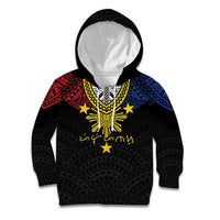Philippines Heritage Baybayin Mix Polynesian Kid Hoodie LT7 Hoodie Black - Polynesian Pride